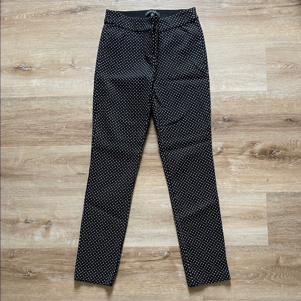 Black and White Polka Dot Pants